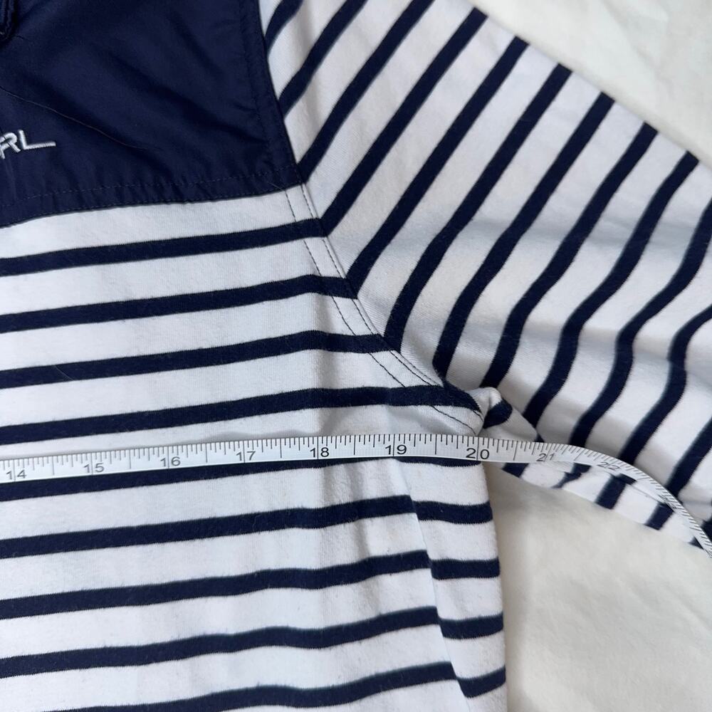 Ralph Lauren Active LRL Jacket XL Navy White Stripe Nautical Coastal Sailor 1X - Picture 13 of 14
